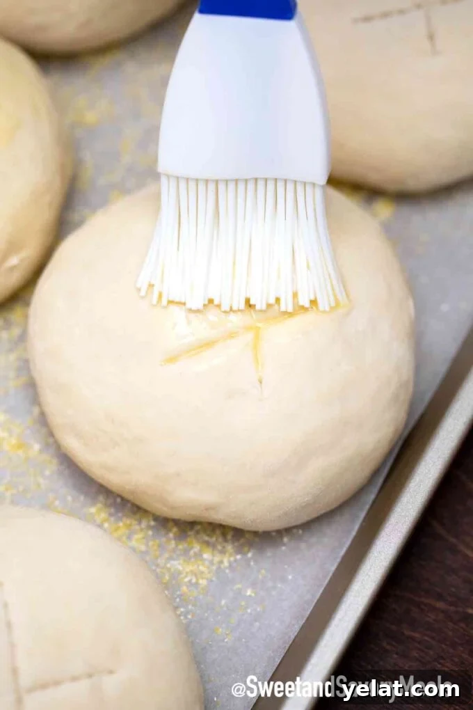 How to Make Bread Bowls (Step-by-Step Video Guide) 4 egg wash on bread bowls