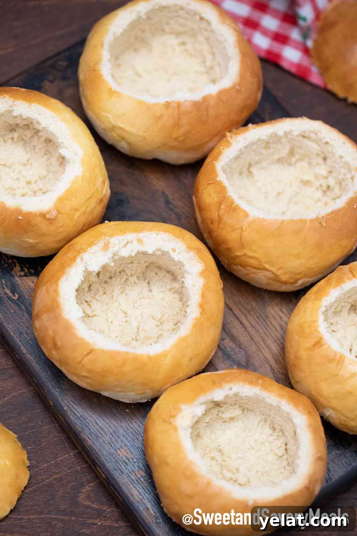 How to Make Bread Bowls (Step-by-Step Video Guide) 7 bread bowls