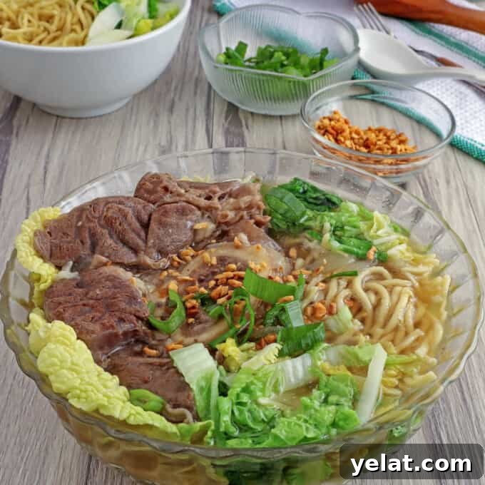 Bulalo Mami in a bowl