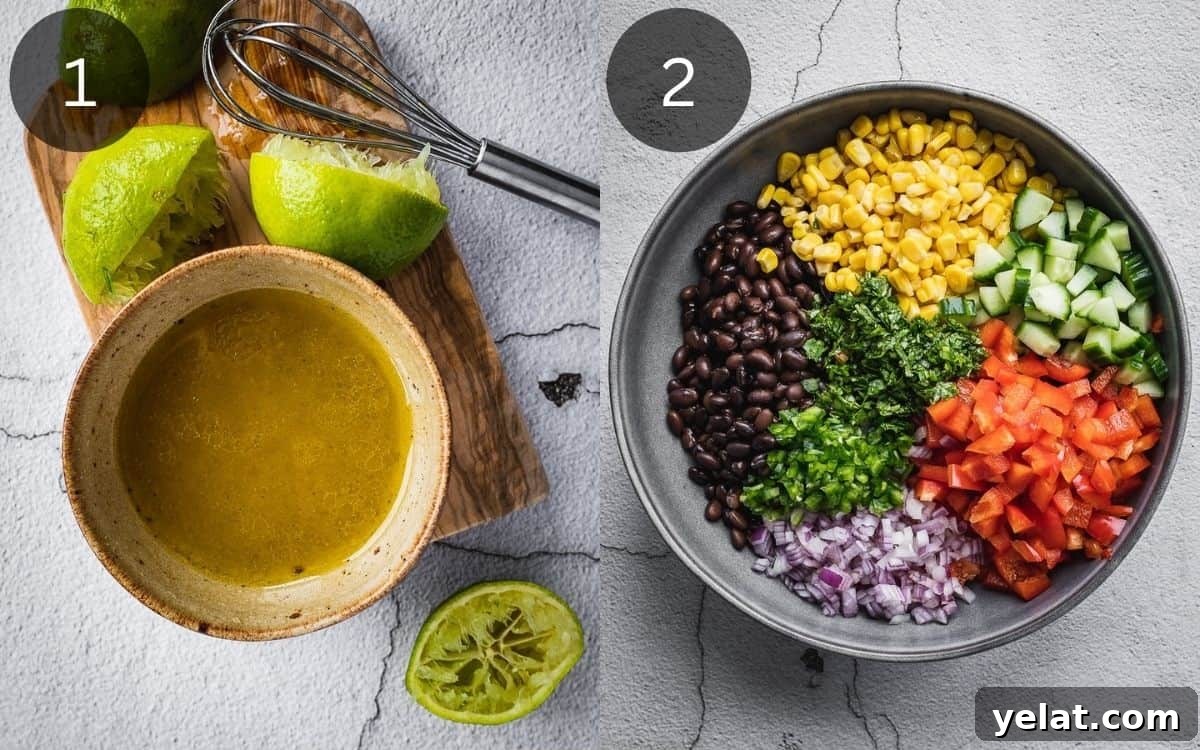 Fiesta salad method 1-2.