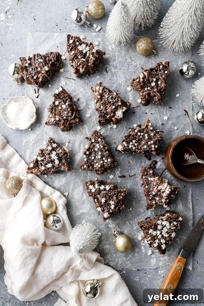 christmas rice krispie treats