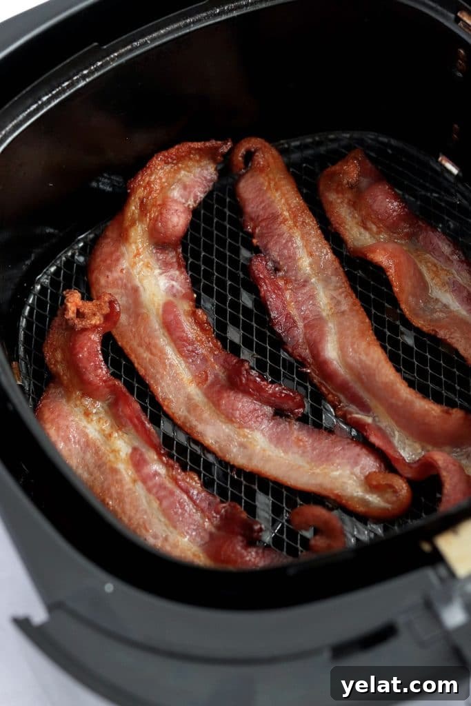 20 Delicious Things to Make in Your Air Fryer Tonight 4 Crispy Air Fryer Bacon