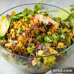 Tex-Mex Chopped Ground Beef Taco Salad Recipe 12 img 68001 12