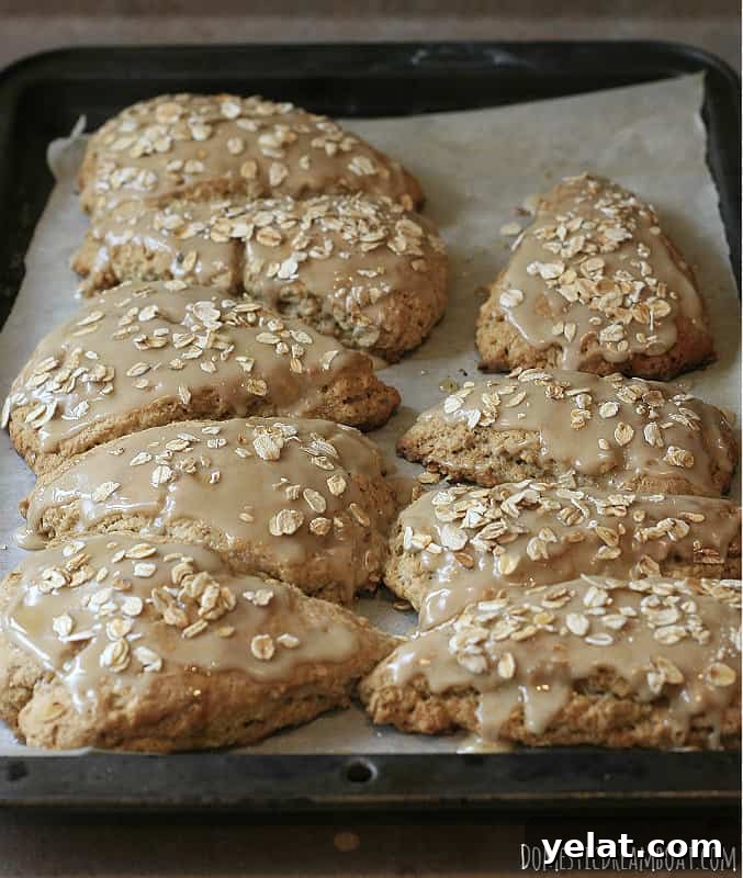 Glazed scones