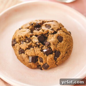 Vegan Levain Style Chocolate Chip Cookie Veggiekins