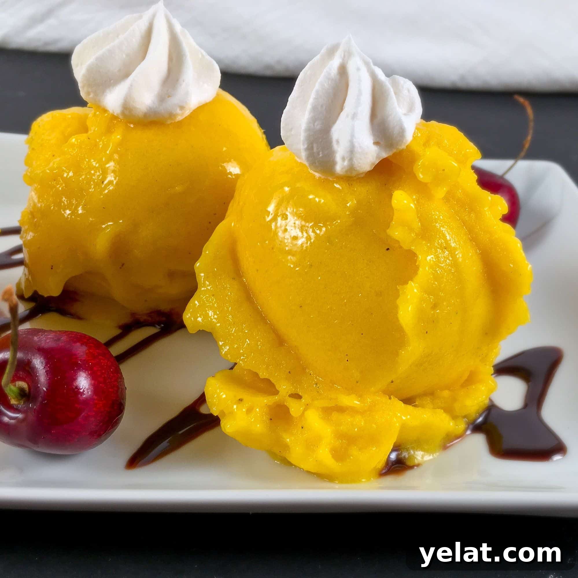 Sugar-Free Mango Frozen Treat: Creamy Dairy-Free Ice Cream Alternative 2 Vegan mango nice cream