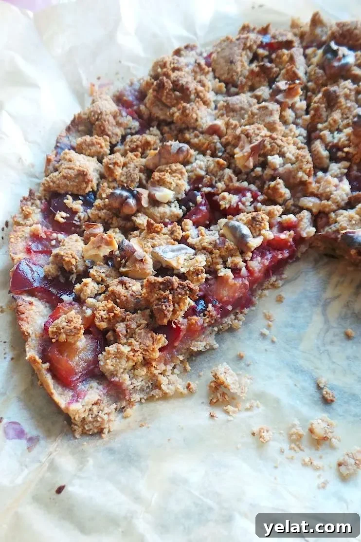 15 Delicious Vegan Baking Recipes for Every Occasion 5 vegan plum crumble
