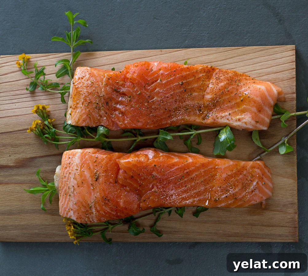 Planked Salmon with Pistachio-Tarragon and Lavender Gremolata 5 Skinless salmon fillets on fresh tarragon sprigs