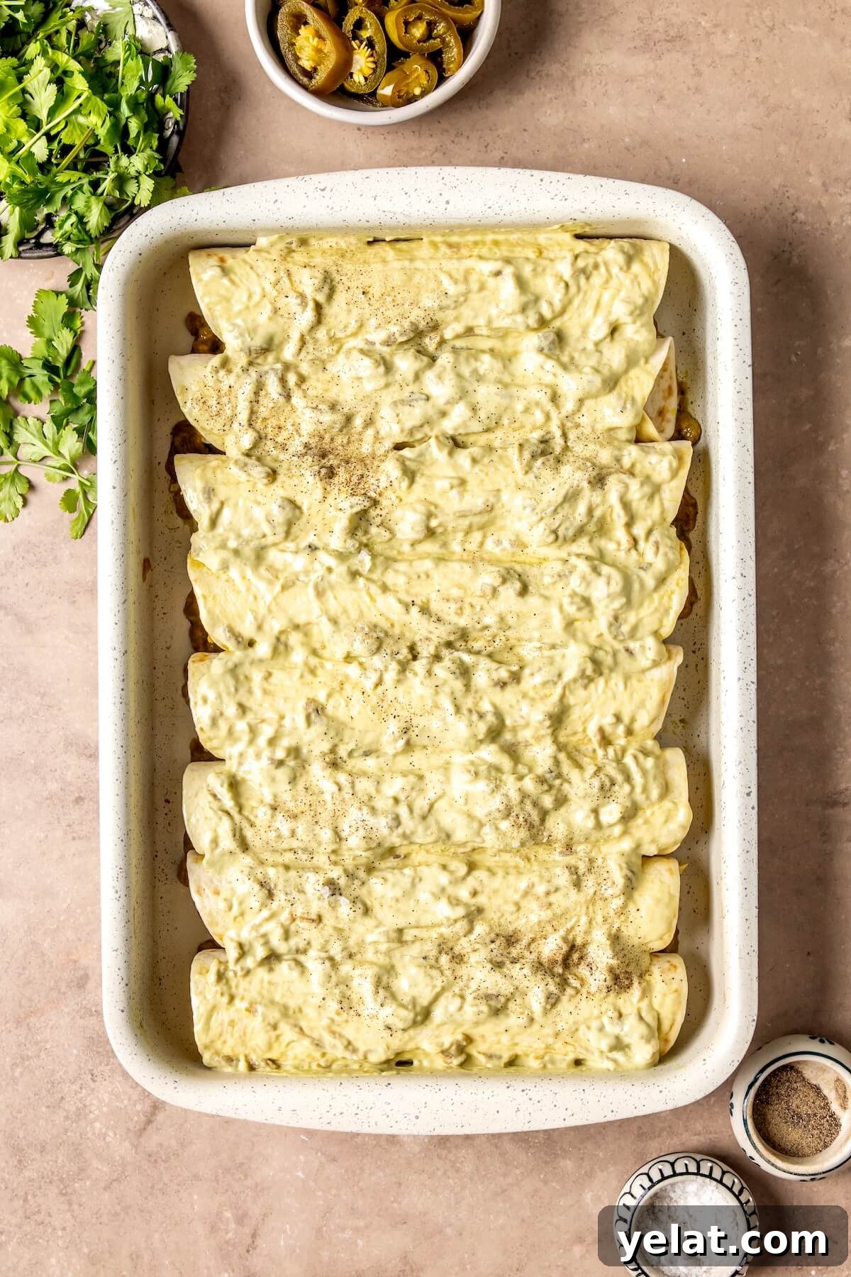 How to Make Weeknight Sour Cream Chicken Enchiladas Step 6 - Olivia Adriance