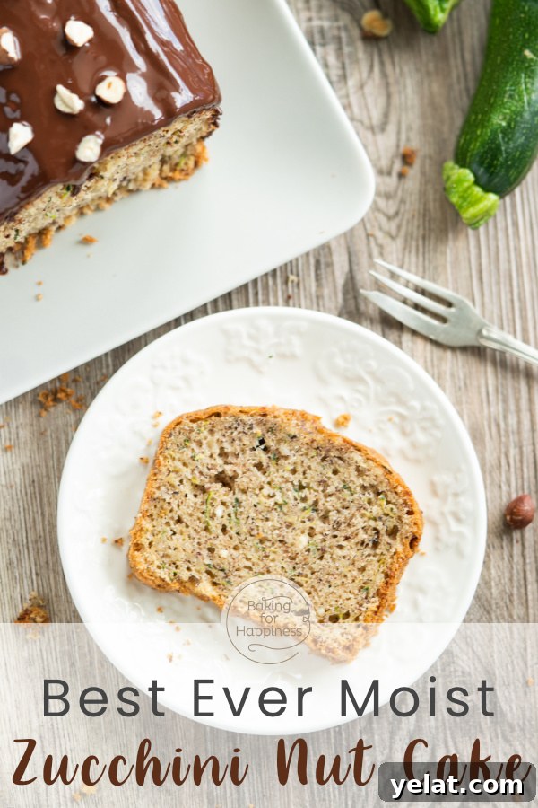 Moist Zucchini and Walnut Cake Recipe 8 The best zucchini nut cake: Not only is it simply delicious when baked - but the shredded veggies make it super moist.