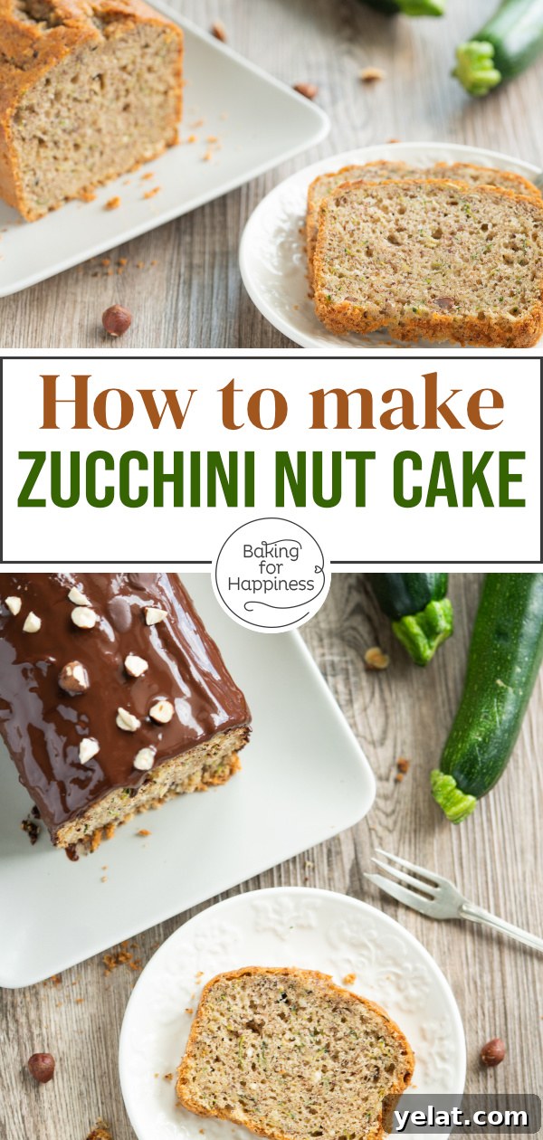 Moist Zucchini and Walnut Cake Recipe 9 The best zucchini nut cake: Not only is it simply delicious when baked - but the shredded veggies make it super moist.