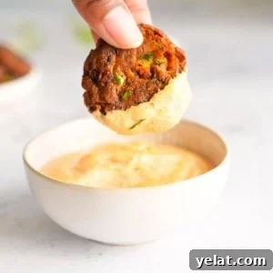 Southern black-eyed pea patty with a Cajun dipping sauce.
