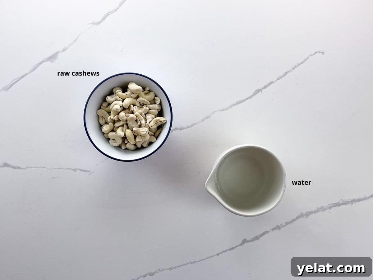 ingredients in bowls
