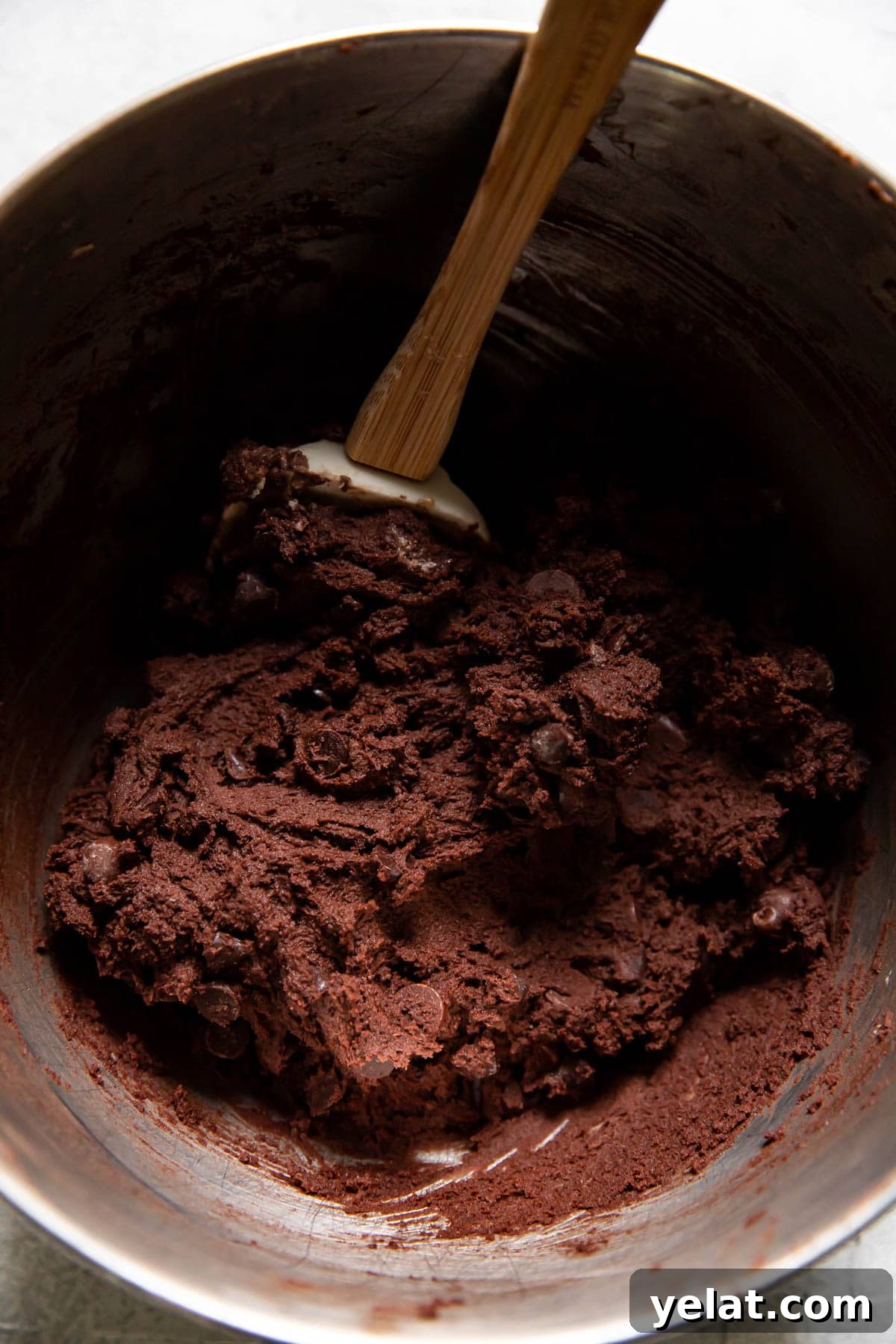 Double Chocolate Cookies: Rich Gooey Chocolate Cookie Recipe 6 chocolate cookie dough.