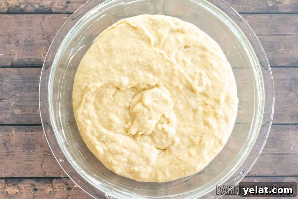 Moist Dairy-Free Blueberry Muffins Recipe 7 batter in bowl