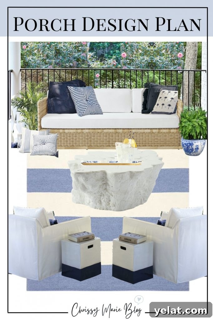Serena and Lily Home Styling: How I Styled Their Pieces in My Space 2 deck furniture form Serena and lily