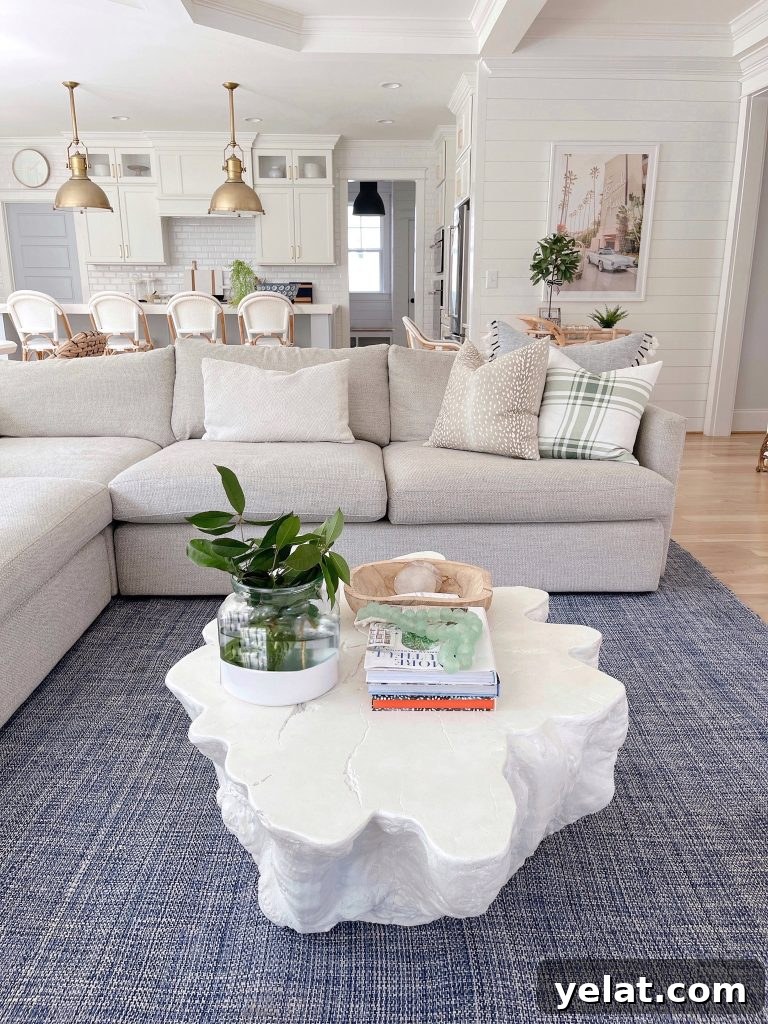 Serena and Lily Home Styling: How I Styled Their Pieces in My Space 14 Serena and lily sale on the Boonville table in living room