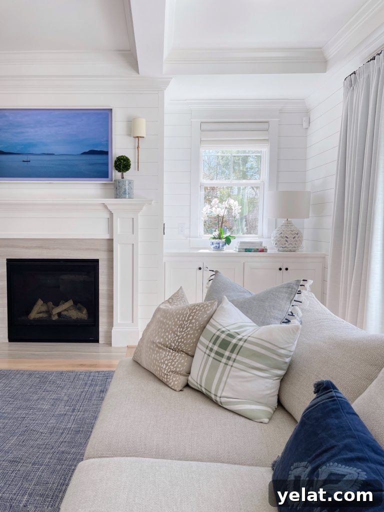Serena and Lily Home Styling: How I Styled Their Pieces in My Space 16 Serena and lily sale lamp in a living room