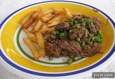 Serve Leftover Meat Greek-Style: Flavorful Mediterranean Recipes 3 Leftover meat with fries.