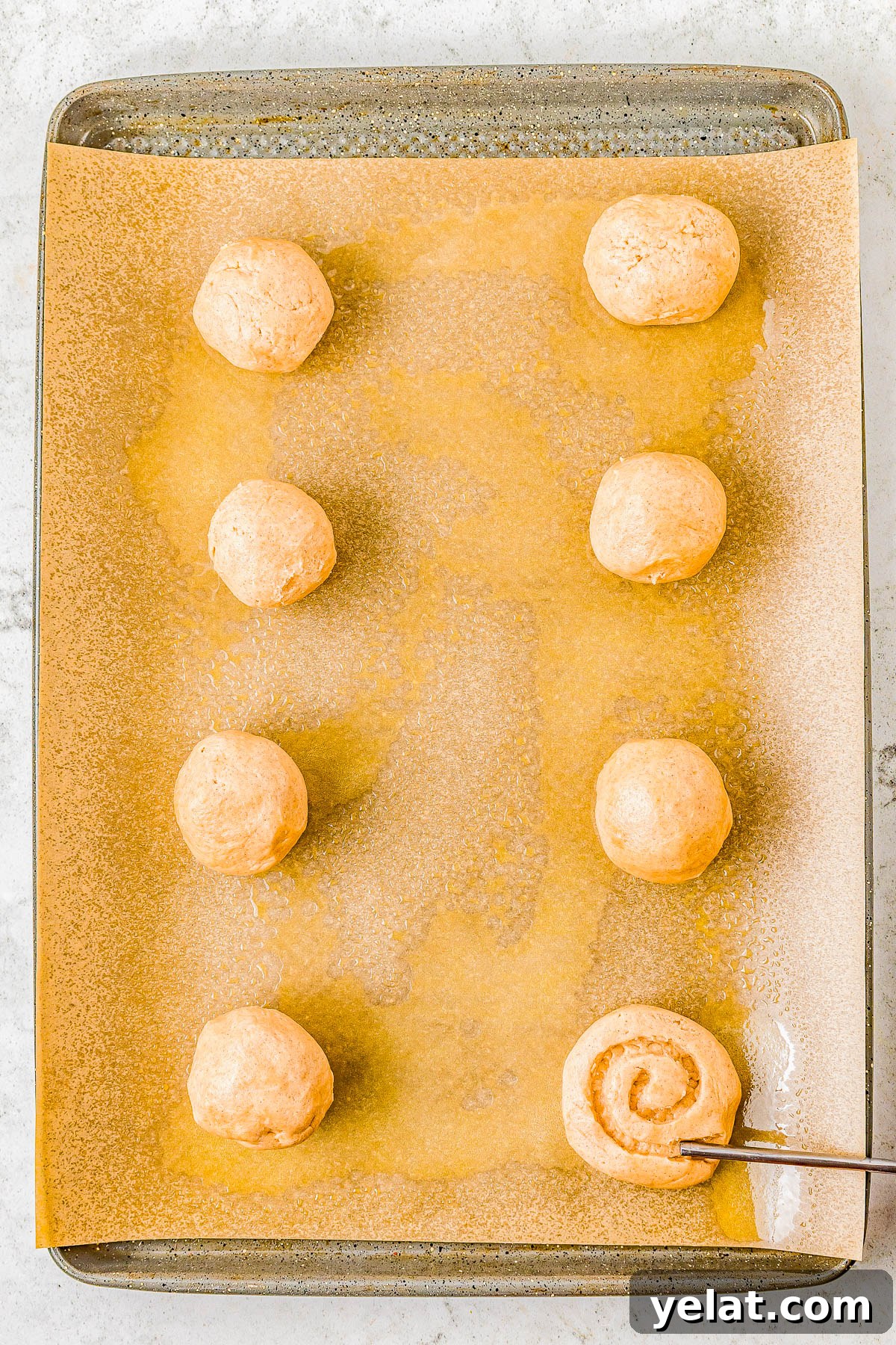 Soft-Baked Honey Bun Cookies Recipe for Irresistible Flavor 12 Creating swirl on cookie tops