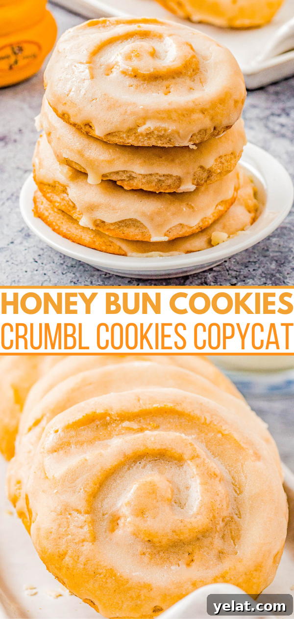 Soft-Baked Honey Bun Cookies Recipe for Irresistible Flavor 20 Nutrition label and serving size